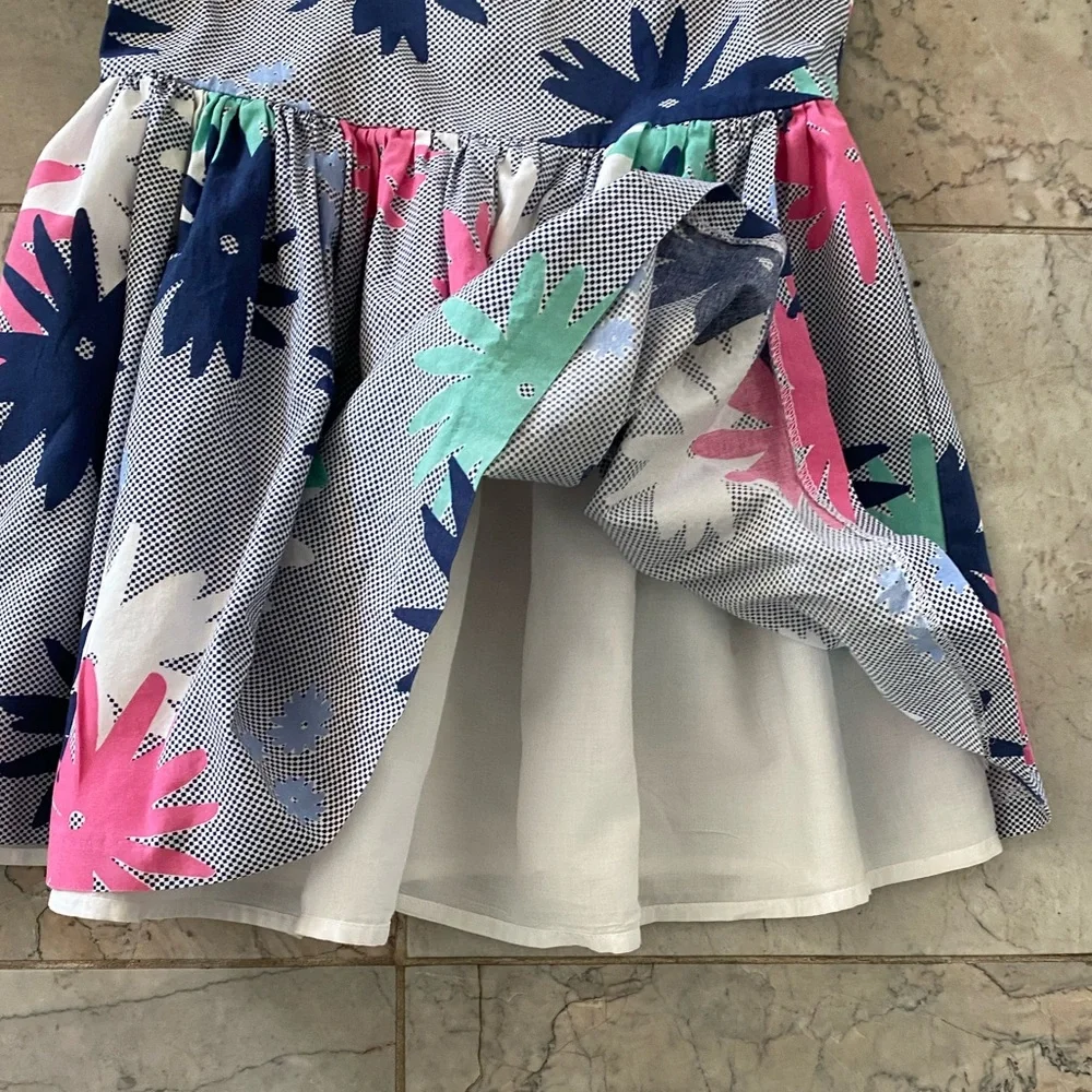 Gymboree Floral Kids Dress - Blue, Pink, White Size 5 Great Condition